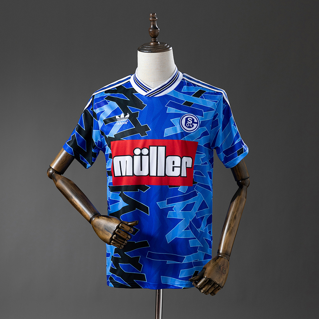 Schalke 04 93/94 Titular Retrô Camisa S-XXL, foto 1