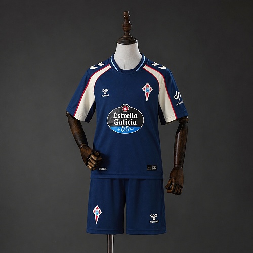 Celta Vigo 26/27 Visitante Kit infantil Tamanho 16-28