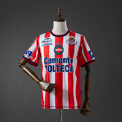 Chivas de Guadalajara 02/03 Titular Retrô Camisa S-XXL