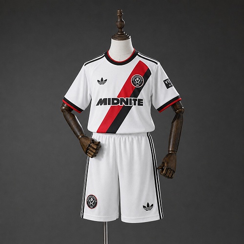 Sheffield United 26/27 Visitante Kit infantil Tamanho 16-28