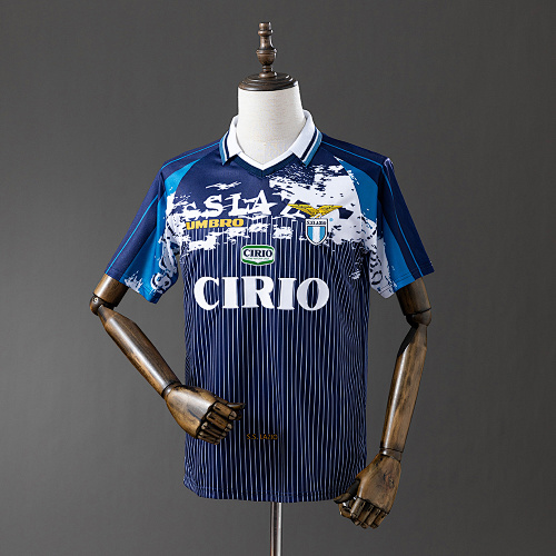 lazio 96/97 Visitante Retrô Camisa S-XXL