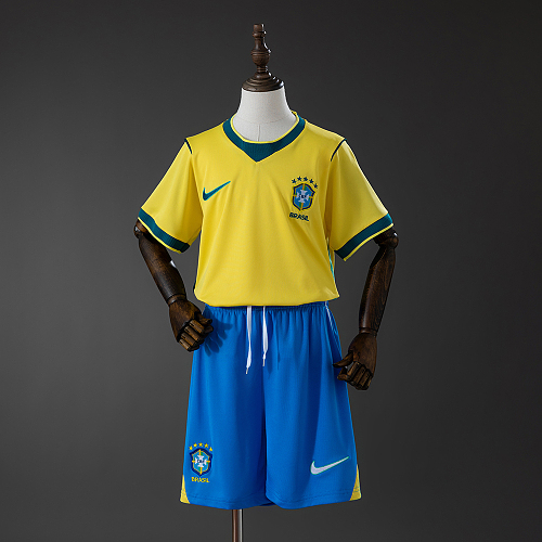 Brazil 2026 Titular Kit infantil Tamanho 16-28