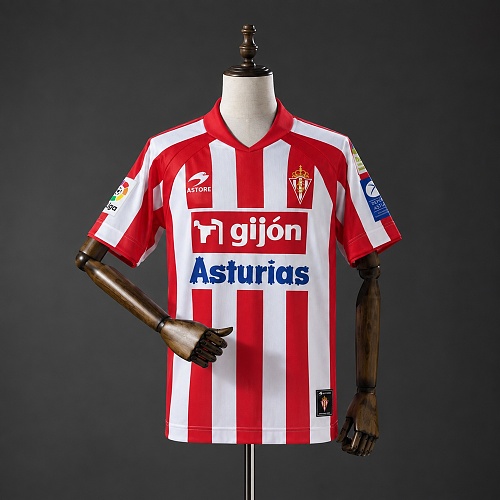 Retrô Sporting Gijón 08/09 Titular Camisa S-XXL