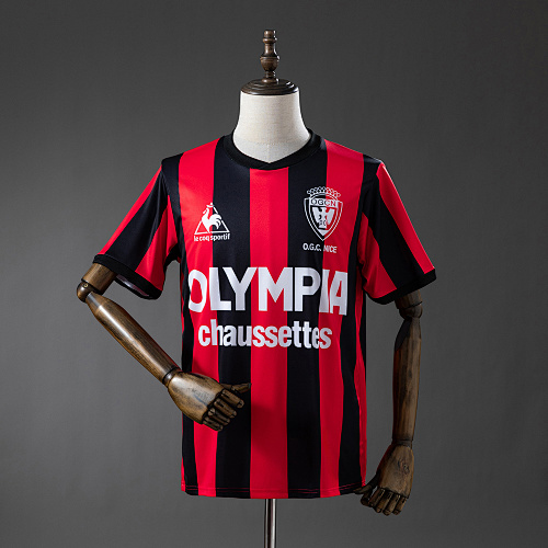 OGC Nice 77/78 Titular Retrô Camisa S-XXL