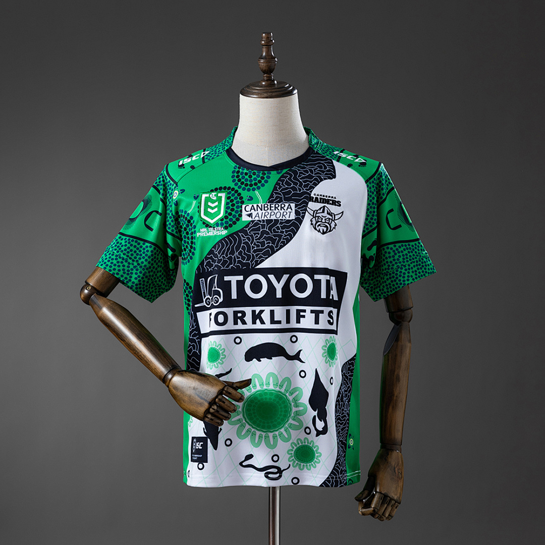 NRL Canberra Raiders 2025 Indigenous Camisa S-5XL, foto 1