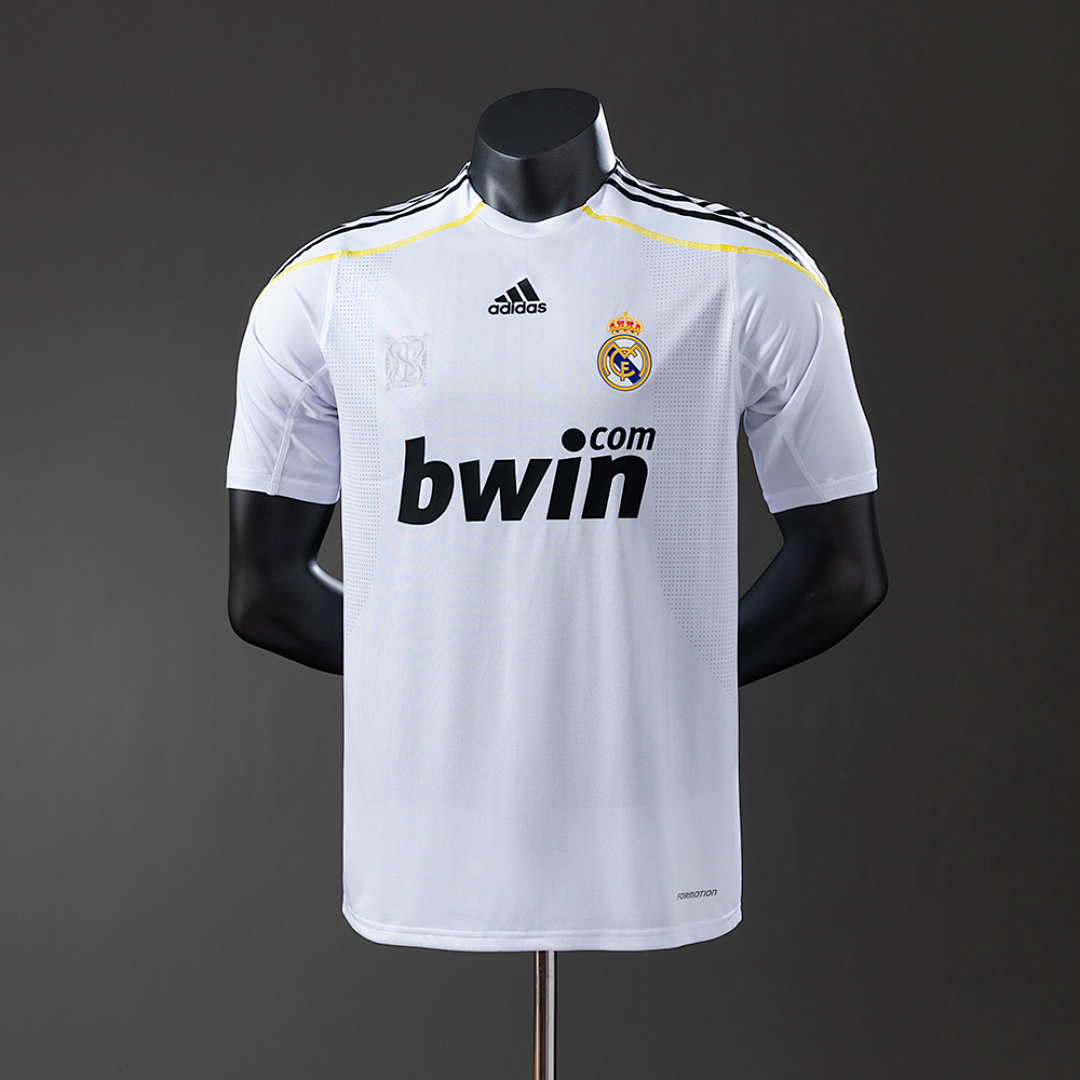Real Madrid 09/10 Titular Versão jogador Retrô Camisa S-3XL, foto 1