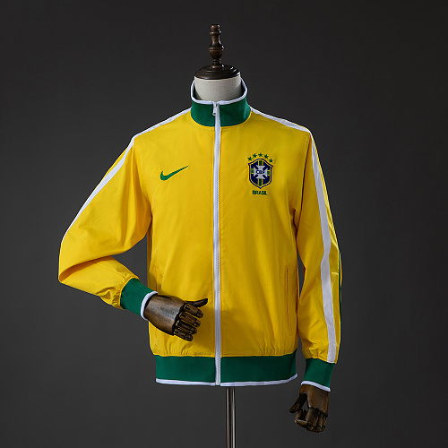 Brazil Sportswear Jacket Coat Windbreaker S-XXL