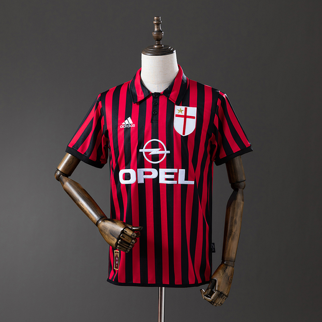Retrô 99/00 AC Milan Titular S-XXL, foto 1