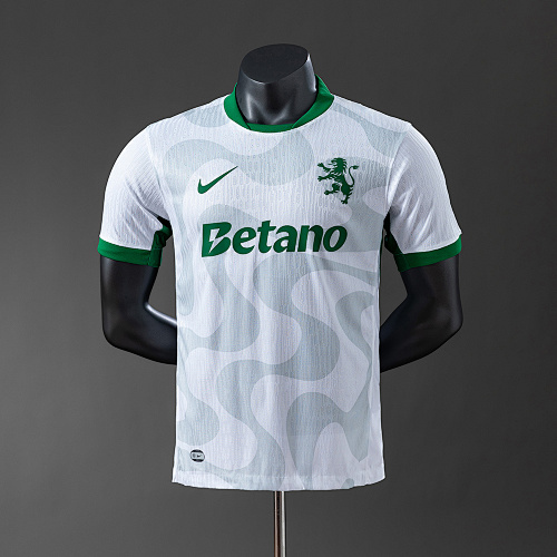 Sporting Lisbon 25/26 Versão jogador Visitante Camisa S-3XL