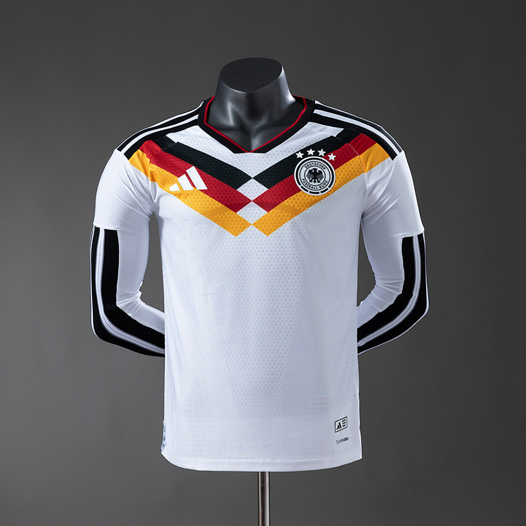Germany 2026 Titular Manga longa Versão jogador Camisa S-4XL, foto 1