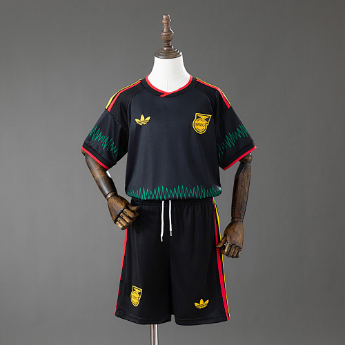 Jamaica 2026 x Bob Marley Visitante Kit infantil Tamanho 16-28