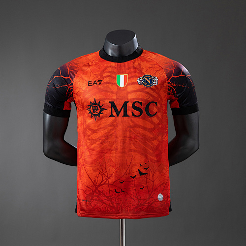 Napoli 25/26 Halloween - Orange Versão jogador Camisa S-XXL