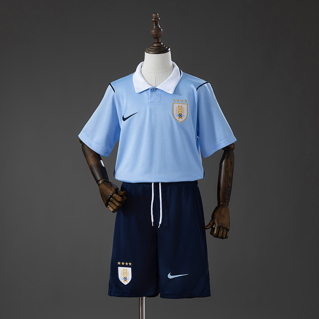 Uruguay 2026 Titular Kit infantil Tamanho 16-28, foto 1