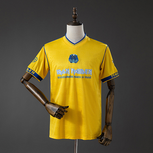 Iron Maiden x West Ham United 2008 Retrô Yellow Camisa S-XXL