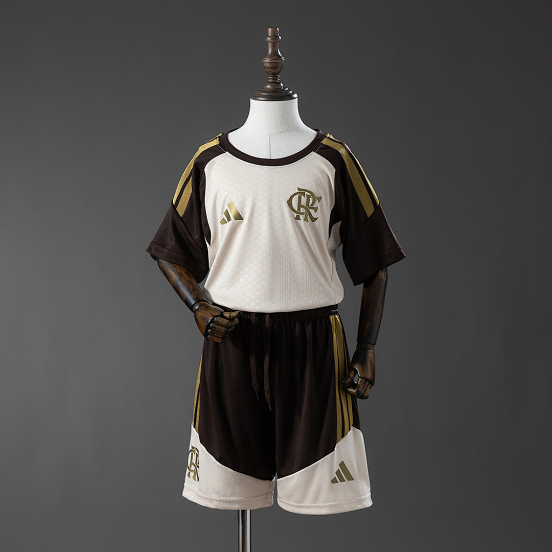 Flamengo 26/27 Kids Kit Training - Brown Tamanho 16-28, foto 1
