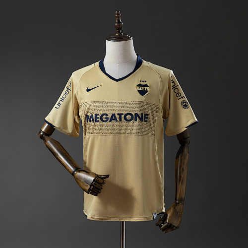 Boca Juniors 07/08 Visitante Retrô Camisa S-XXL
