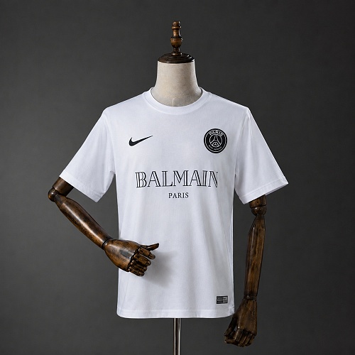 PSG X BALMAIN 2021 Retrô Training Camisa White S-XXL