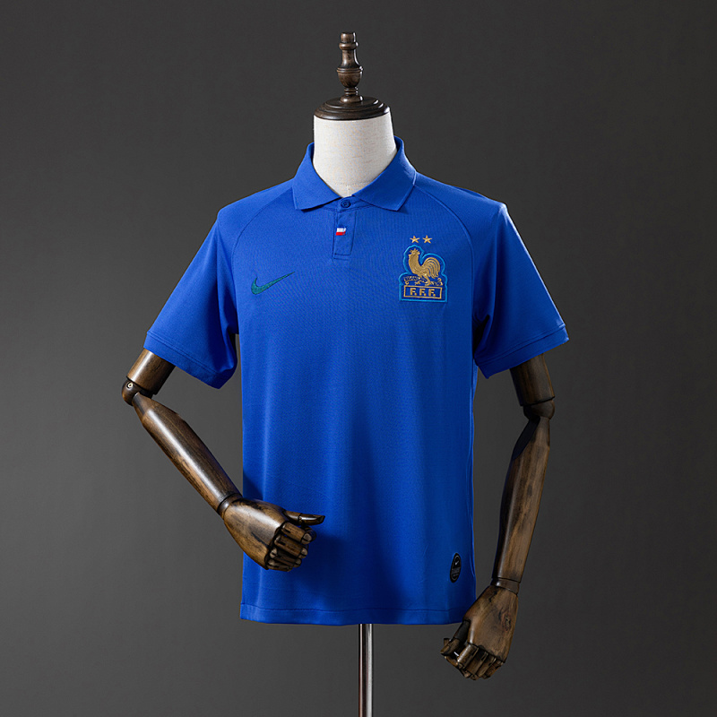 France 120th Anniversary Blue Retrô Camisa S-XXL