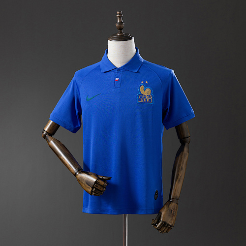 France 120th Anniversary Blue Retrô Camisa S-XXL