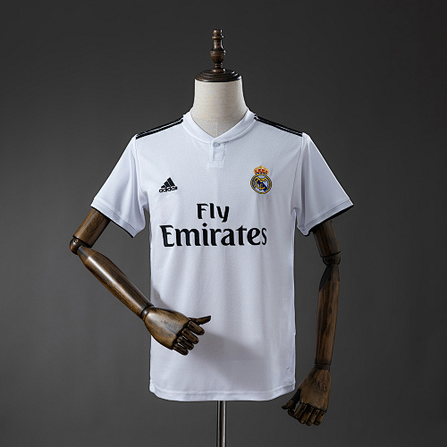 Real Madrid 18/19 Titular Retrô Camisa S-XXL
