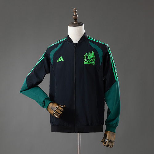 Mexico 2026 All Weather Jacket Windbreaker - Black S-XXL