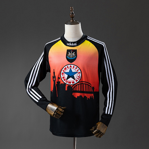 Newcastle United 96/97 Goleiro Manga longa Retrô Camisa S-XXL