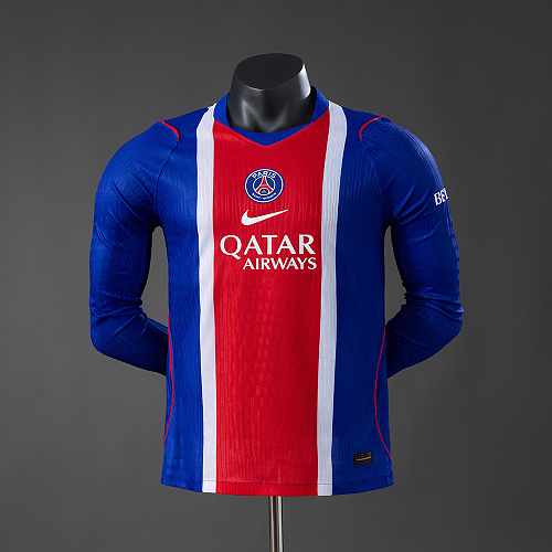 PSG 26/27 Titular Versão jogador Manga longa Camisa S-3XL