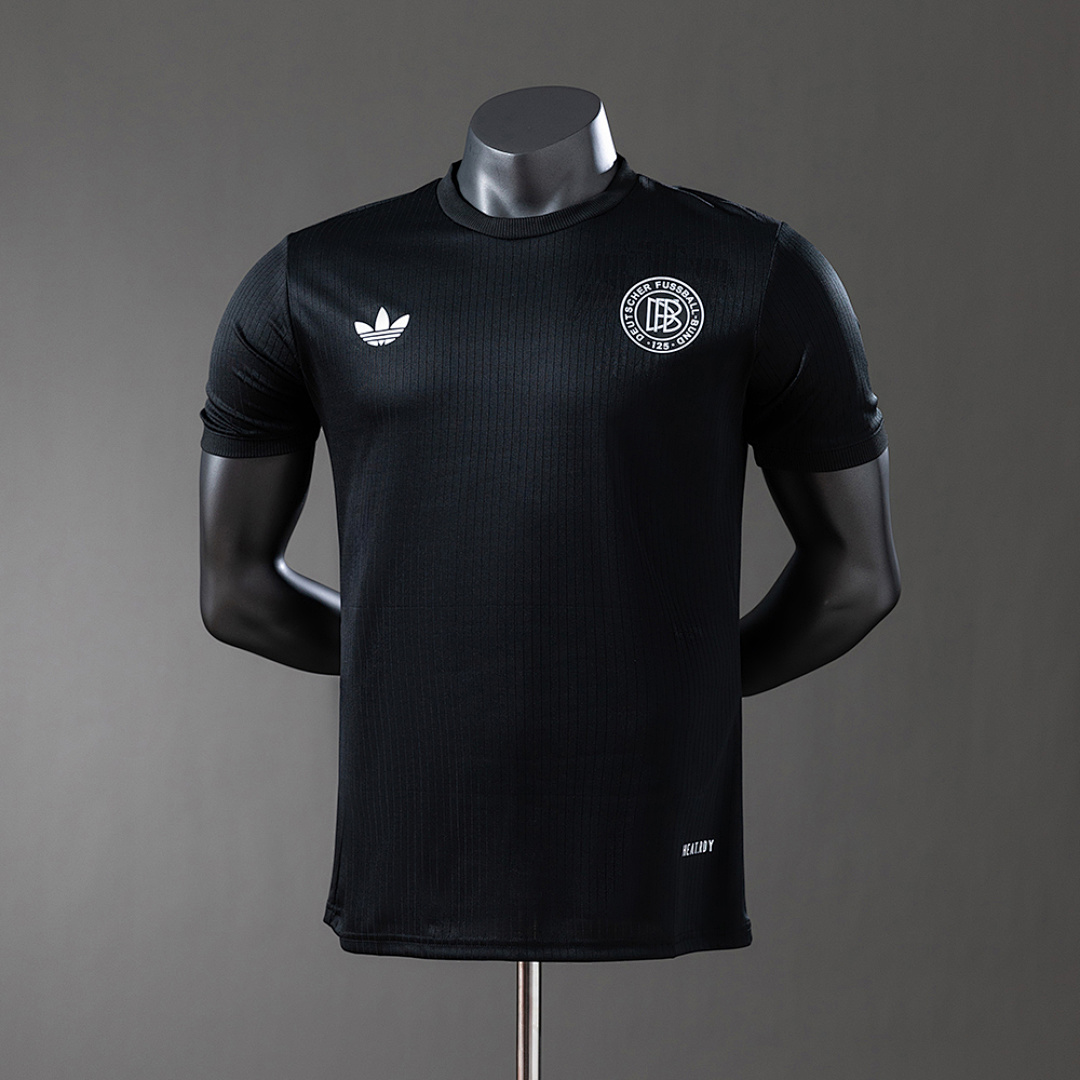 Germany 125th Edição de aniversário Black Versão jogador Camisa S-3XL, foto 1