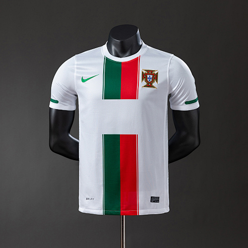 Portugal 2010 Versão jogador Retrô Visitante Camisa S-3XL