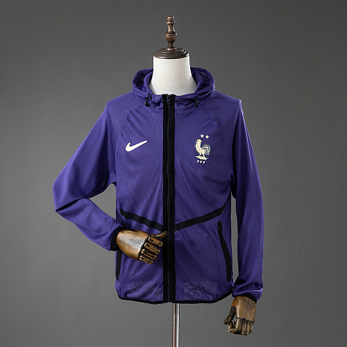 France 2026 Men's Football Anthem Jacket - Purple S-XXL