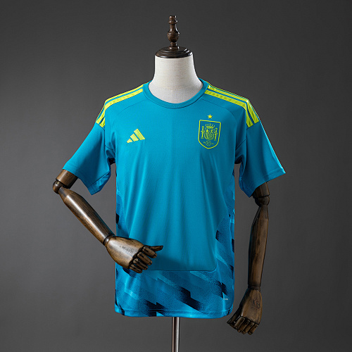 Spain 2026 Goleiro - Blue Camisa S-4XL