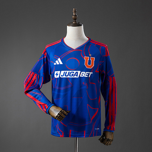 Universidad de Chile 26/27 Titular Manga longa Camisa S-4XL