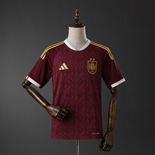 Spain 2026 Commemorative Camisa - Maroon S-4XL