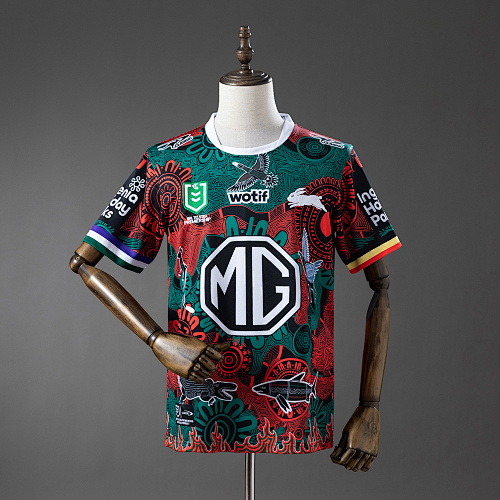 NRL South Sydney Rabbitohs 2025 Indigenous Camisa S-5XL