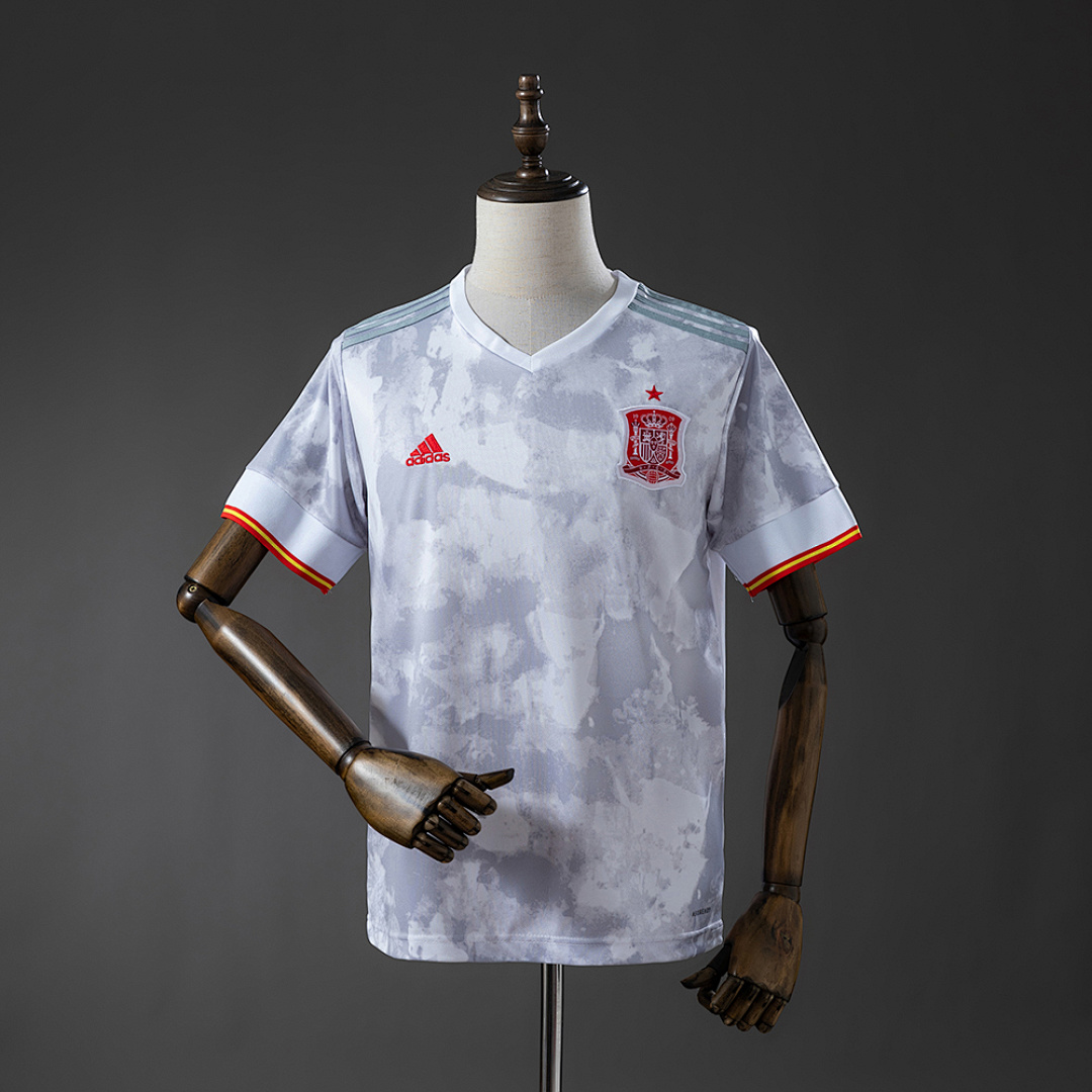 Spain 2021 Visitante Retrô Camisa S-XXL, foto 1