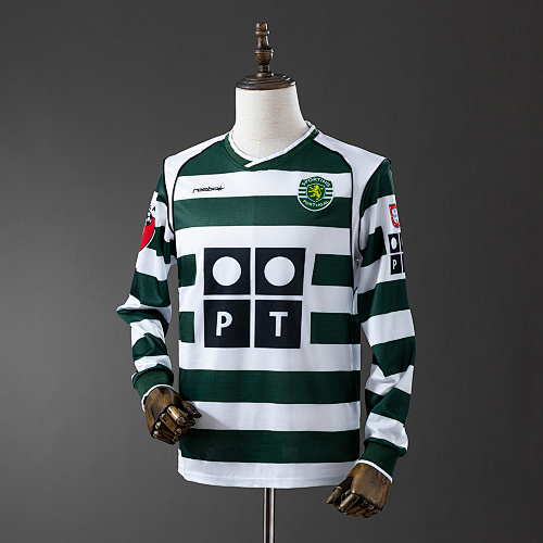 Retrô Manga longa Sporting Lisbon 01/03 Titular S-XXL