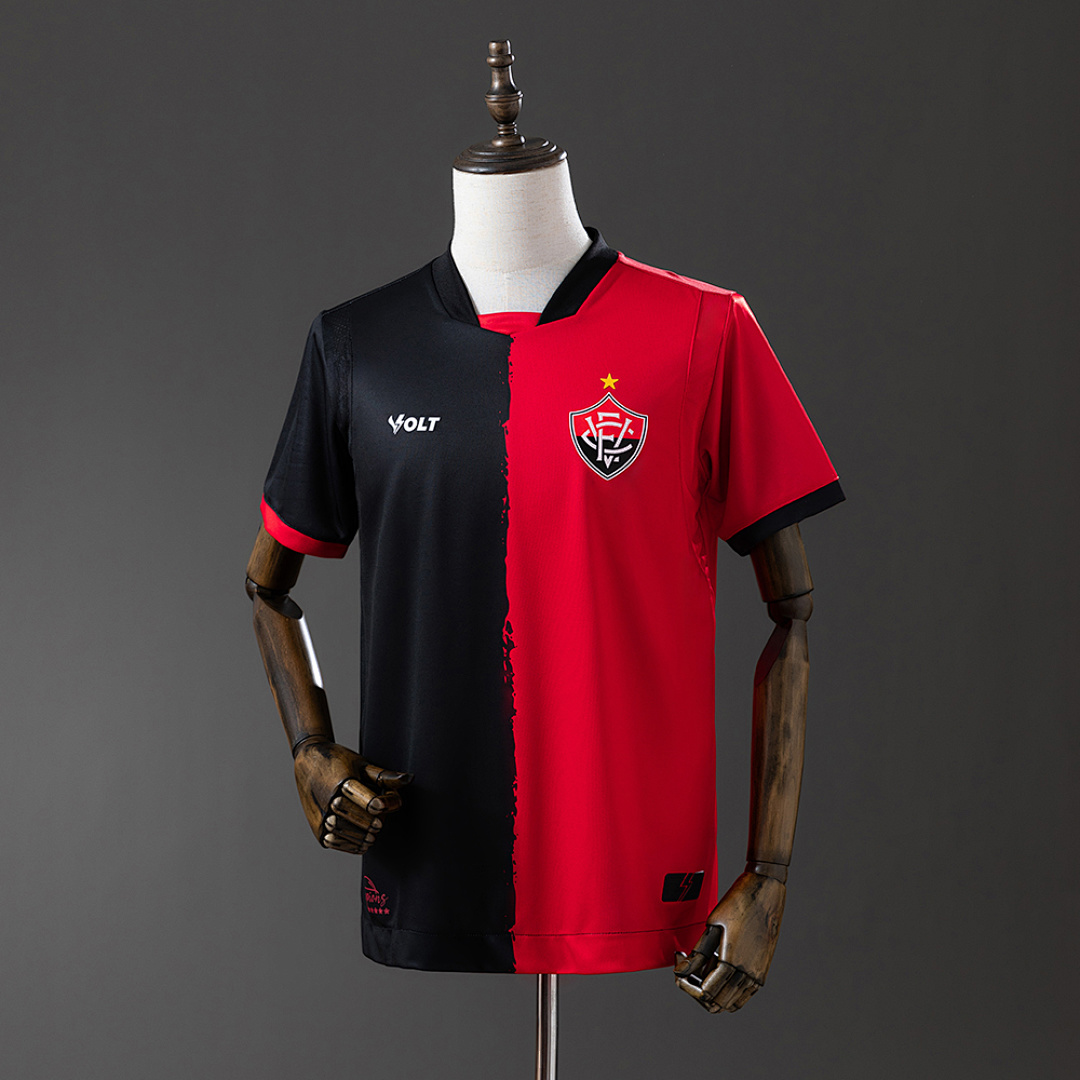 Vitória 25/26 Red-Black Camisa S-4XL, foto 1
