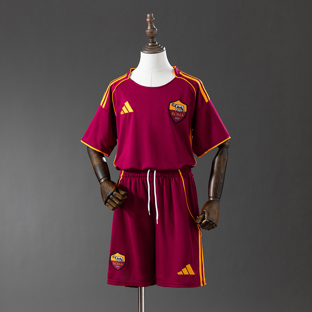 25/26 Kids AS Roma Titular Tamanho: 16-28, foto 1