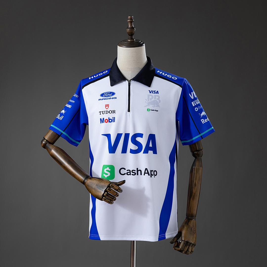 Racing Bulls 2026 F1 Visa Cash App Polo衫 S-5XL, foto 1