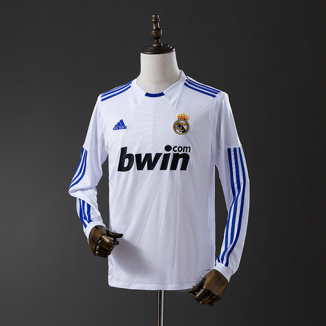 Real Madrid 10/11 Titular Manga longa Retrô Camisa S-XXL, foto 1