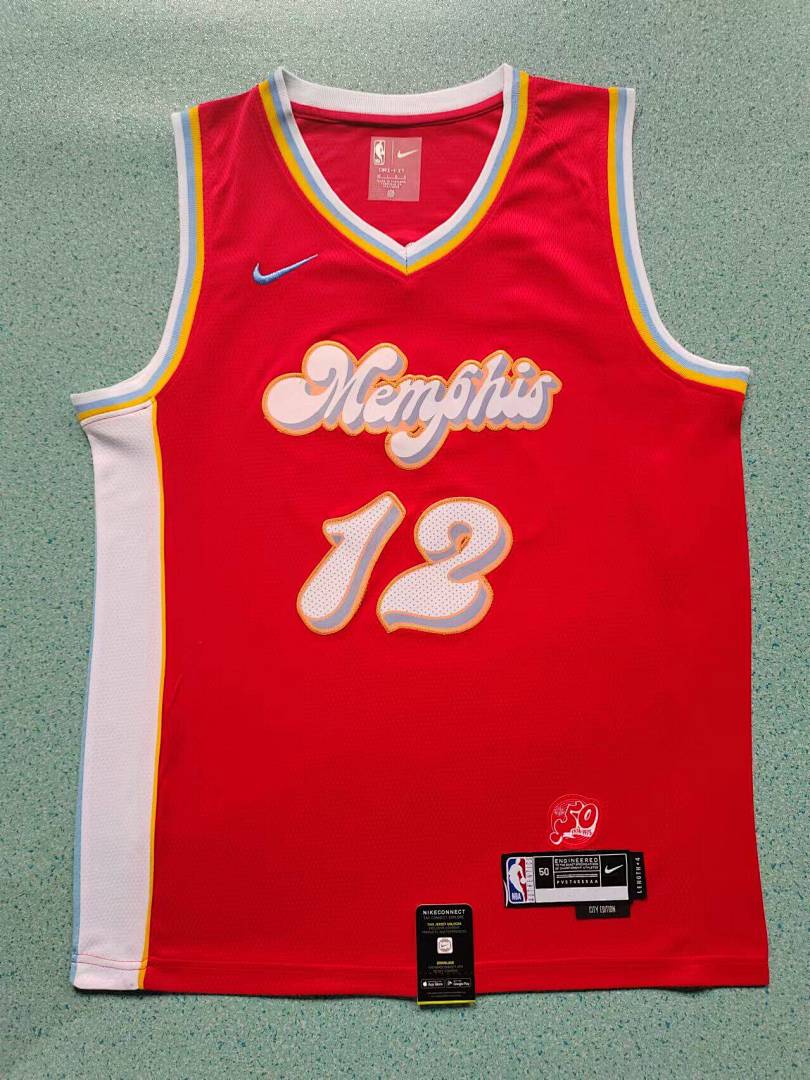 Memphis Grizzlies Nova Temporada City Edition #12 Ja Morant Camisa, foto 1