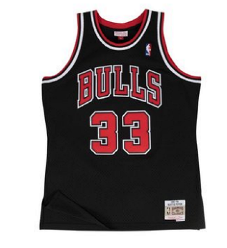 Mitchell&Ness公牛33黑色