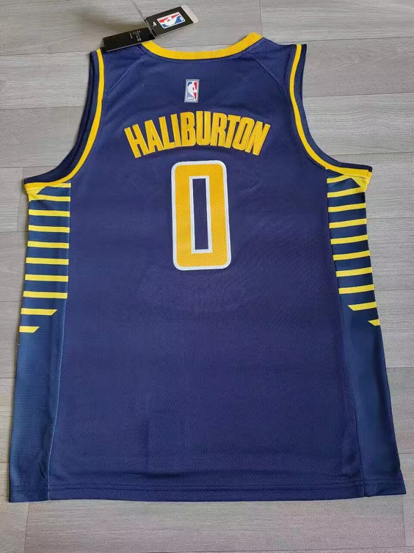 Indiana Pacers #0 Camisa Azul-Marinho, foto 2
