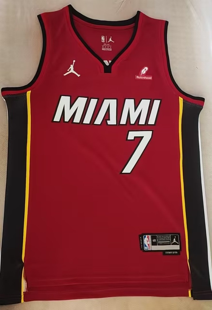 Miami Heat #7 Giannis Camisa Vermelha, foto 1