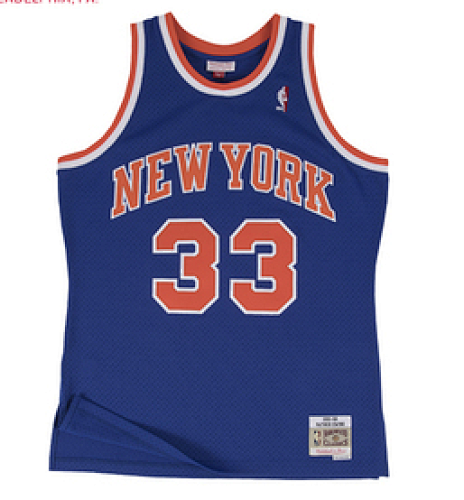 Mitchell Ness 尼克斯33蓝