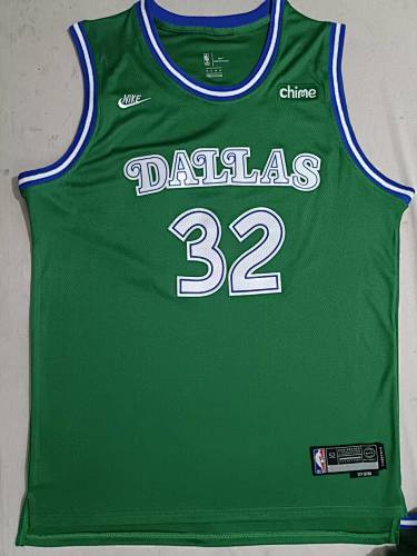 Dallas Mavericks #32 Camisa Verde