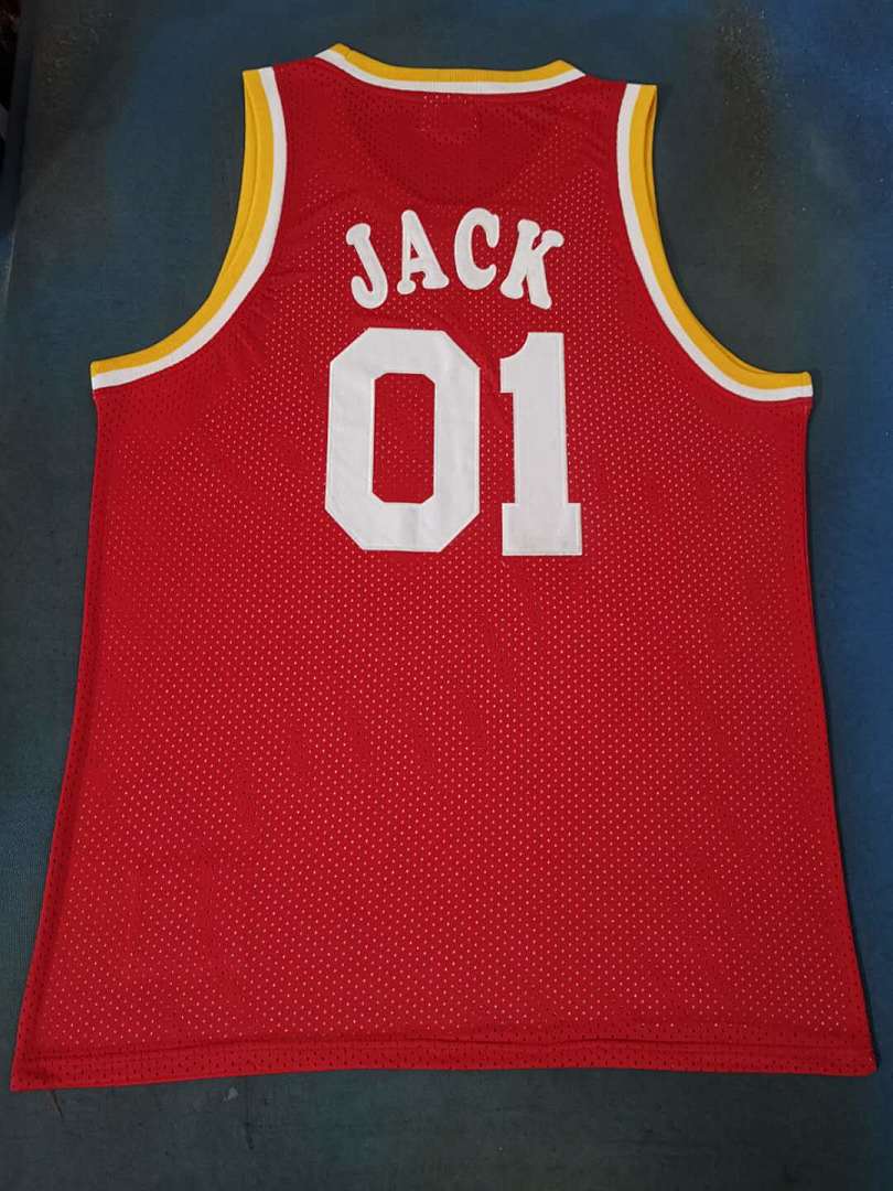 Travis Scott Mitchell Ness Bleacher Report 火箭联名球衣, foto 1