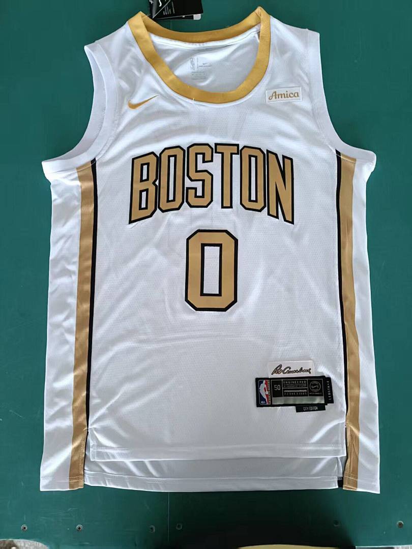 Boston Celtics City Edition #0 Jayson Tatum Camisa, foto 2