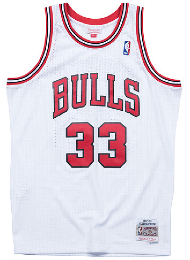 Mitchell Ness 公牛33白色, foto 1