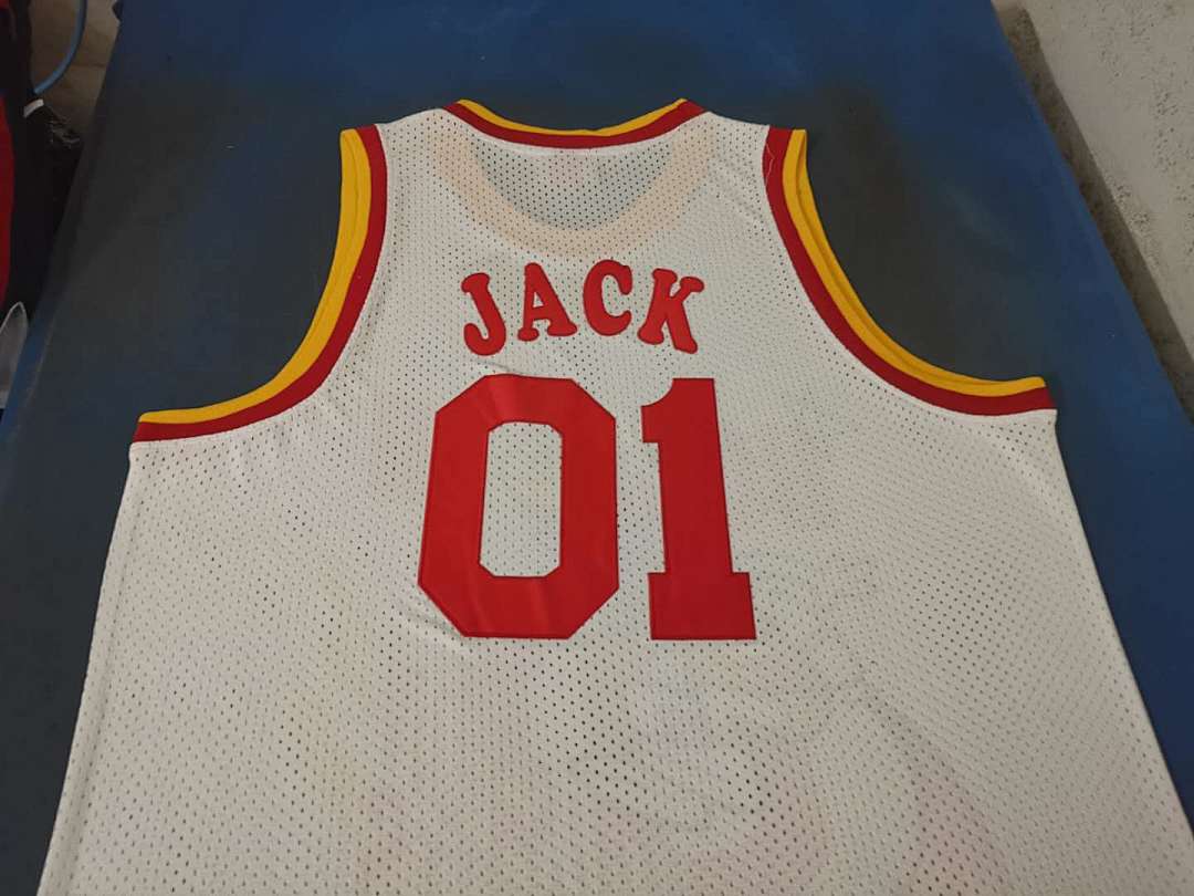 Travis Scott Mitchell Ness Bleacher Report 火箭联名球衣, foto 3
